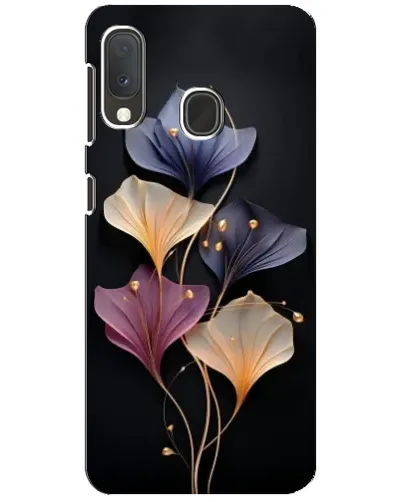 Чехол для Samsung Galaxy A20e с картинкой «Лиловые цветы грации»