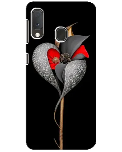 Чехол для Samsung Galaxy A20e с картинкой «Серебряный фантазийный цветок» Чехол для Samsung Galaxy A20e с картинкой «Серебряный фантазийный цветок»