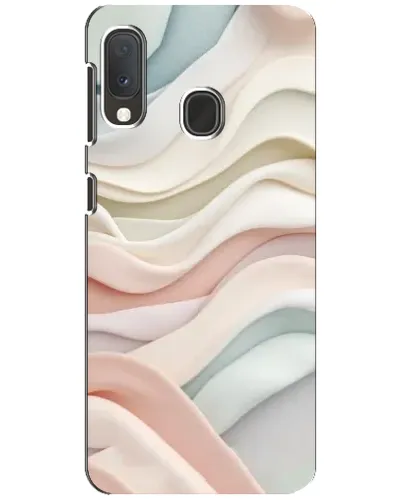 Чехол для Samsung Galaxy A20e с картинкой «Пастельные нежные волны» Чехол для Samsung Galaxy A20e с картинкой «Пастельные нежные волны»