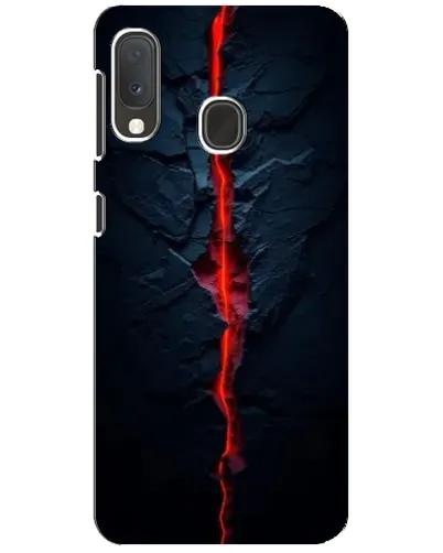 Чехол для Samsung Galaxy A20e с картинкой «Kрасная лавовая трещина» Чехол для Samsung Galaxy A20e с картинкой «Kрасная лавовая трещина»