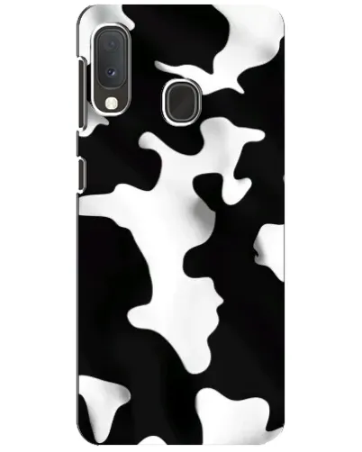 Чехол для Samsung Galaxy A20e с картинкой «Черно-белое пятно» Чехол для Samsung Galaxy A20e с картинкой «Черно-белое пятно»