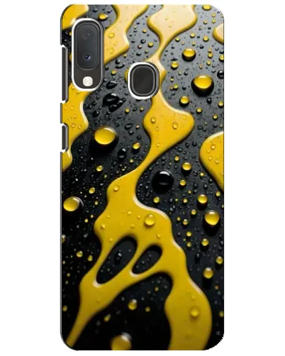Чехол для Samsung Galaxy A20e с картинкой «Жидкое желтое золото» Чехол для Samsung Galaxy A20e с картинкой «Жидкое желтое золото»