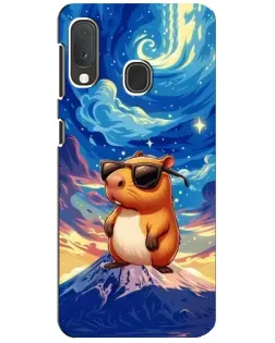Чехол для Samsung Galaxy A20e с картинкой «Капибара Ван Гога»