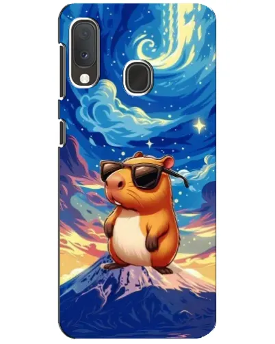 Чехол для Samsung Galaxy A20e с картинкой «Капибара Ван Гога»