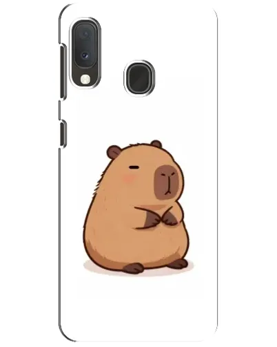 Чехол для Samsung Galaxy A20e с картинкой «Толстенькая капибара»