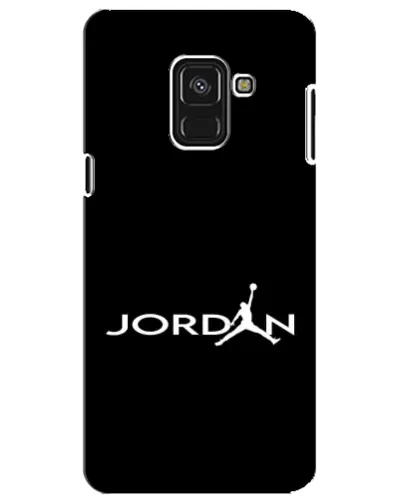 Чохол для Samsung Galaxy A8 Plus 2018 (A730F) з картинкою «Jordan White Logo»