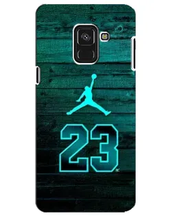 Чохол для Samsung Galaxy A8 Plus 2018 (A730F) з картинкою «Jordan Cyan 23»