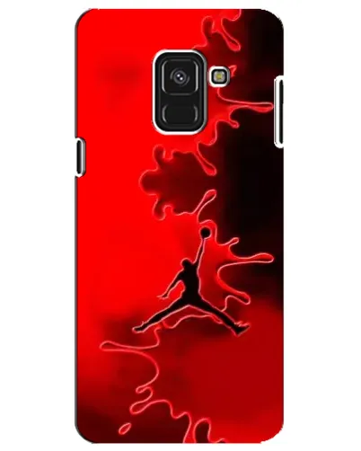 Чохол для Samsung Galaxy A8 Plus 2018 (A730F) з картинкою «Jordan Red Smoke»