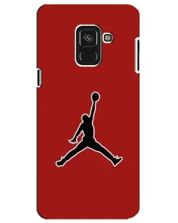 Чохол для Samsung Galaxy A8 Plus 2018 (A730F) з картинкою «Jordan Red Back»