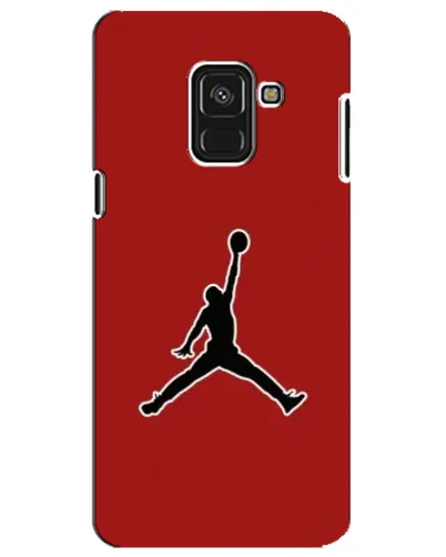 Чохол для Samsung Galaxy A8 Plus 2018 (A730F) з картинкою «Jordan Red Back»