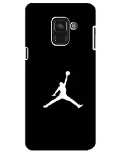 Чохол для Samsung Galaxy A8 Plus 2018 (A730F) з картинкою «Jordan Silhouette»