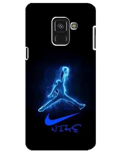 Чохол для Samsung Galaxy A8 Plus 2018 (A730F) з картинкою «Jordan Neon Blue»