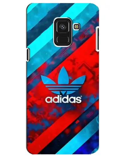 Чехол для Samsung Galaxy A8 Plus 2018 (A730F) с картинкой «Абстракция Adidas»