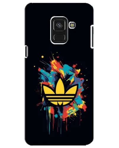 Чехол для Samsung Galaxy A8 Plus 2018 (A730F) с картинкой «Adidas Splash»