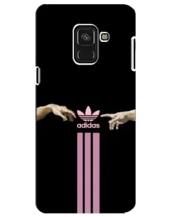 Чехол для Samsung Galaxy A8 Plus 2018 (A730F) с картинкой «Adidas Hands»