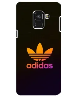 Чехол для Samsung Galaxy A8 Plus 2018 (A730F) с картинкой «Градиент Adidas»