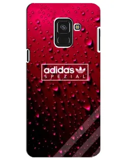Чехол для Samsung Galaxy A8 Plus 2018 (A730F) с картинкой «Adidas Gold Marble»
