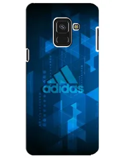 Чехол для Samsung Galaxy A8 Plus 2018 (A730F) с картинкой «Adidas Sport Art»