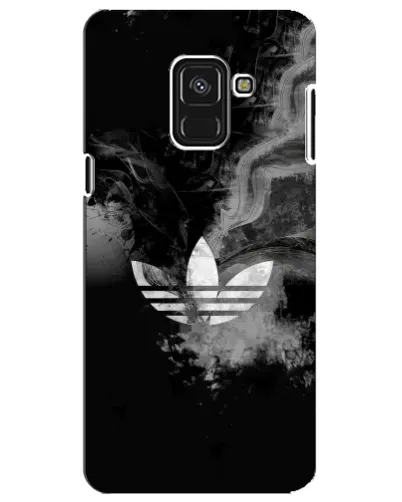 Чехол для Samsung Galaxy A8 Plus 2018 (A730F) с картинкой «Абстрактный дым Adidas»