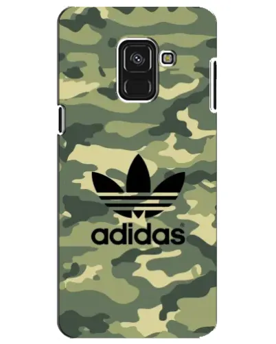 Чехол для Samsung Galaxy A8 Plus 2018 (A730F) с картинкой «Милитари стиль Adidas»