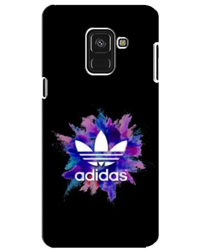 Чехол для Samsung Galaxy A8 Plus 2018 (A730F) с картинкой «Взрыв красок Adidas»