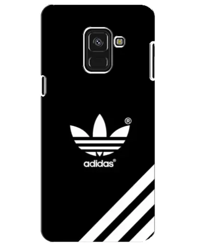 Чехол для Samsung Galaxy A8 Plus 2018 (A730F) с картинкой «Adidas с диагональными полосами»