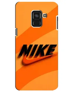 Чохол для Samsung Galaxy A8 Plus 2018 (A730F) з картинкою «Помаранчевий драйв Nike» Чохол для Samsung Galaxy A8 Plus 2018 (A730F) з картинкою «Помаранчевий драйв Nike»