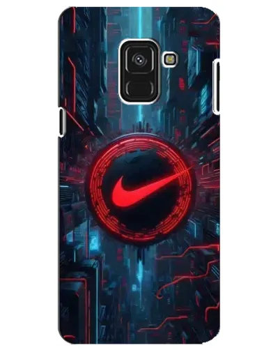 Чехол для Samsung Galaxy A8 Plus 2018 (A730F) с картинкой «Техногенный стиль Nike» Чехол для Samsung Galaxy A8 Plus 2018 (A730F) с картинкой «Техногенный стиль Nike»