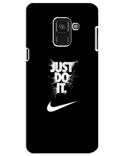 Чехол для Samsung Galaxy A8 Plus 2018 (A730F) с картинкой «Текстовый принт Nike» Чехол для Samsung Galaxy A8 Plus 2018 (A730F) с картинкой «Текстовый принт Nike»