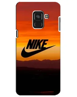 Чехол для Samsung Galaxy A8 Plus 2018 (A730F) с картинкой «Nike — вечерний горизонт»