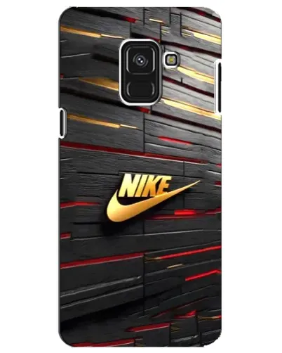 Чехол для Samsung Galaxy A8 Plus 2018 (A730F) с картинкой «Золотой Nike на металле» Чехол для Samsung Galaxy A8 Plus 2018 (A730F) с картинкой «Золотой Nike на металле»