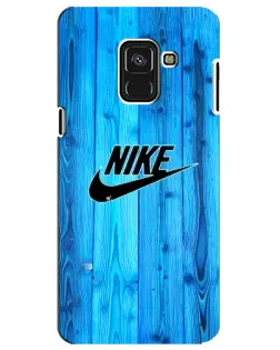 Чехол для Samsung Galaxy A8 Plus 2018 (A730F) с картинкой «Голубое дерево Nike»
