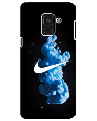 Чехол для Samsung Galaxy A8 Plus 2018 (A730F) с картинкой «Nike и синий дым» Чехол для Samsung Galaxy A8 Plus 2018 (A730F) с картинкой «Nike и синий дым»