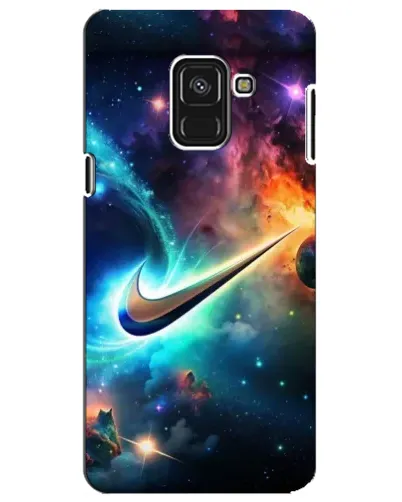 Чехол для Samsung Galaxy A8 Plus 2018 (A730F) с картинкой «Космический Nike Swoosh» Чехол для Samsung Galaxy A8 Plus 2018 (A730F) с картинкой «Космический Nike Swoosh»