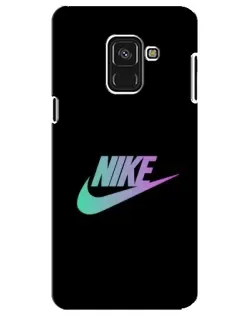 Чехол для Samsung Galaxy A8 Plus 2018 (A730F) с картинкой «Nike — городская ночь»