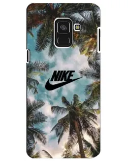 Чохол для Samsung Galaxy A8 Plus 2018 (A730F) з картинкою «Тропічний принт Nike» Чохол для Samsung Galaxy A8 Plus 2018 (A730F) з картинкою «Тропічний принт Nike»