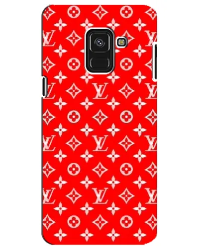 Чехол для Samsung Galaxy A8 Plus 2018 (A730F) с картинкой «Яркий паттерн LV»
