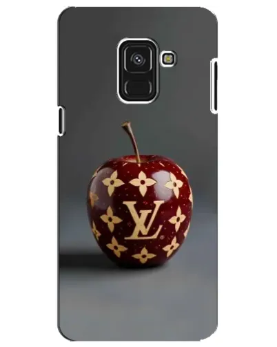 Чехол для Samsung Galaxy A8 Plus 2018 (A730F) с картинкой «Красное яблоко LV»