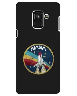 Чохол для Samsung Galaxy A8 Plus 2018 (A730F) з картинкою «NASA — емблема місії» Чохол для Samsung Galaxy A8 Plus 2018 (A730F) з картинкою «NASA — емблема місії»