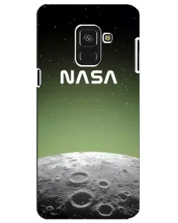 Чехол для Samsung Galaxy A8 Plus 2018 (A730F) с картинкой «NASA — лунный градиент»