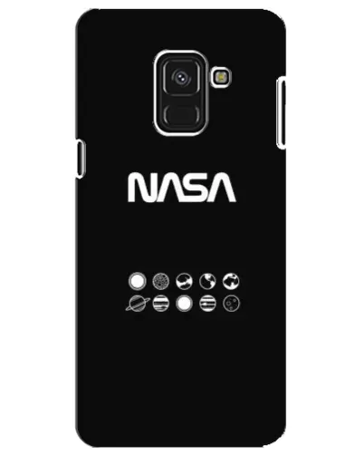 Чехол для Samsung Galaxy A8 Plus 2018 (A730F) с картинкой «NASA — технический принт» Чехол для Samsung Galaxy A8 Plus 2018 (A730F) с картинкой «NASA — технический принт»