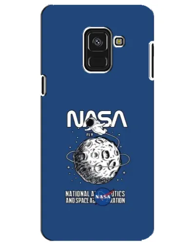 Чехол для Samsung Galaxy A8 Plus 2018 (A730F) с картинкой «NASA — лунная миссия» Чехол для Samsung Galaxy A8 Plus 2018 (A730F) с картинкой «NASA — лунная миссия»