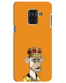 Чехол для Samsung Galaxy A8 Plus 2018 (A730F) с картинкой «Золотая обезьяна Bored Ape» Чехол для Samsung Galaxy A8 Plus 2018 (A730F) с картинкой «Золотая обезьяна Bored Ape»