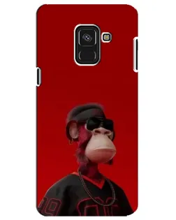 Чохол для Samsung Galaxy A8 Plus 2018 (A730F) з картинкою «Bored Ape в червоному» Чохол для Samsung Galaxy A8 Plus 2018 (A730F) з картинкою «Bored Ape в червоному»