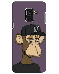 Чехол для Samsung Galaxy A8 Plus 2018 (A730F) с картинкой «Bored Ape в кепке»