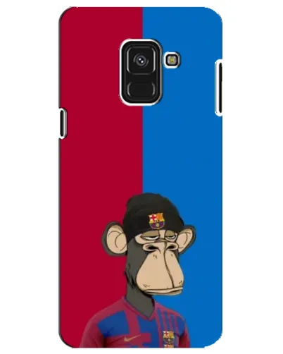 Чехол для Samsung Galaxy A8 Plus 2018 (A730F) с картинкой «Bored Ape — фанат Барсы» Чехол для Samsung Galaxy A8 Plus 2018 (A730F) с картинкой «Bored Ape — фанат Барсы»