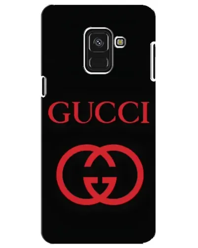 Чехол для Samsung Galaxy A8 Plus 2018 (A730F) с картинкой «Gucci — красный логотип»