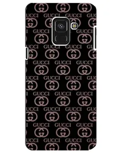 Чехол для Samsung Galaxy A8 Plus 2018 (A730F) с картинкой «Классическая монограмма Gucci»
