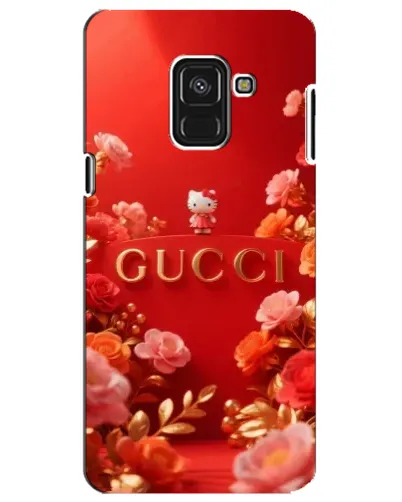 Чехол для Samsung Galaxy A8 Plus 2018 (A730F) с картинкой «Gucci — золотой сад»