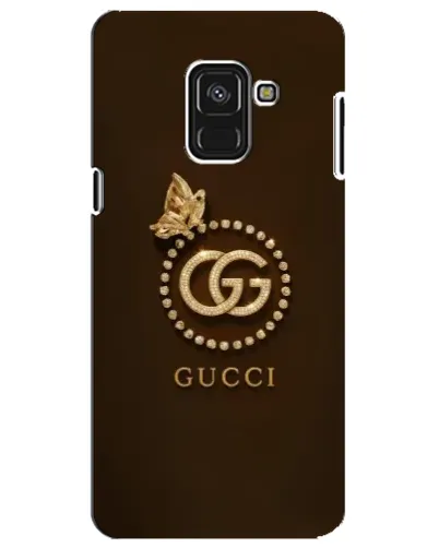 Чехол для Samsung Galaxy A8 Plus 2018 (A730F) с картинкой «Gucci — золотая бабочка»